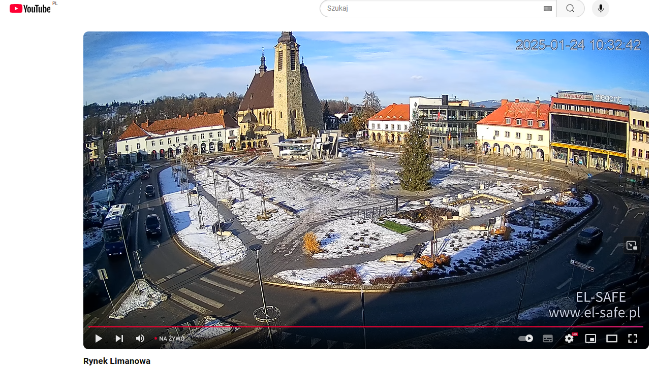 Kamery Limanowa rynek